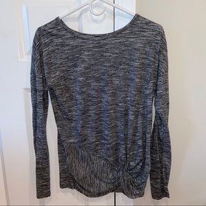 Athlete Heather Gray Long Sleeve Shirt